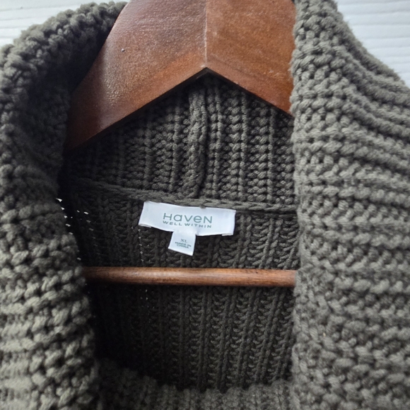 Haven Well Within Sweaters - Haven Well Within Olive Knit Sweater